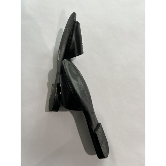 Chanel Pearl CC Logo Mules in Black - Picture 8 of 9